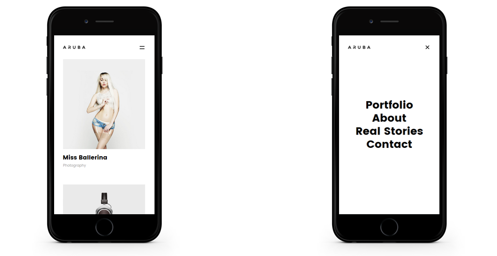 aruba WordPress Theme Responsive Mobile