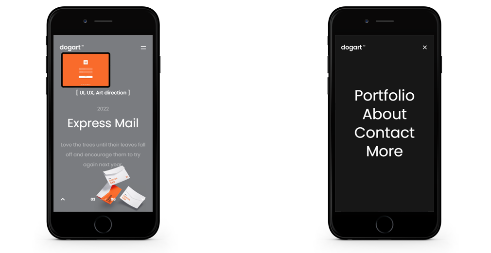 dogart WordPress Theme Responsive Mobile