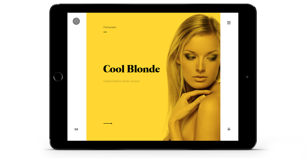 Enfolio WordPress Theme Responsive Tablet