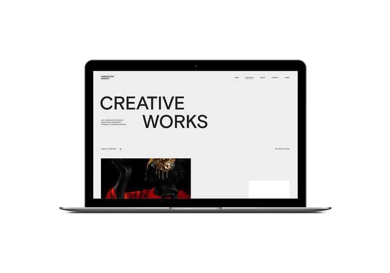 Harington Portfolio WordPress Theme by ClaPat