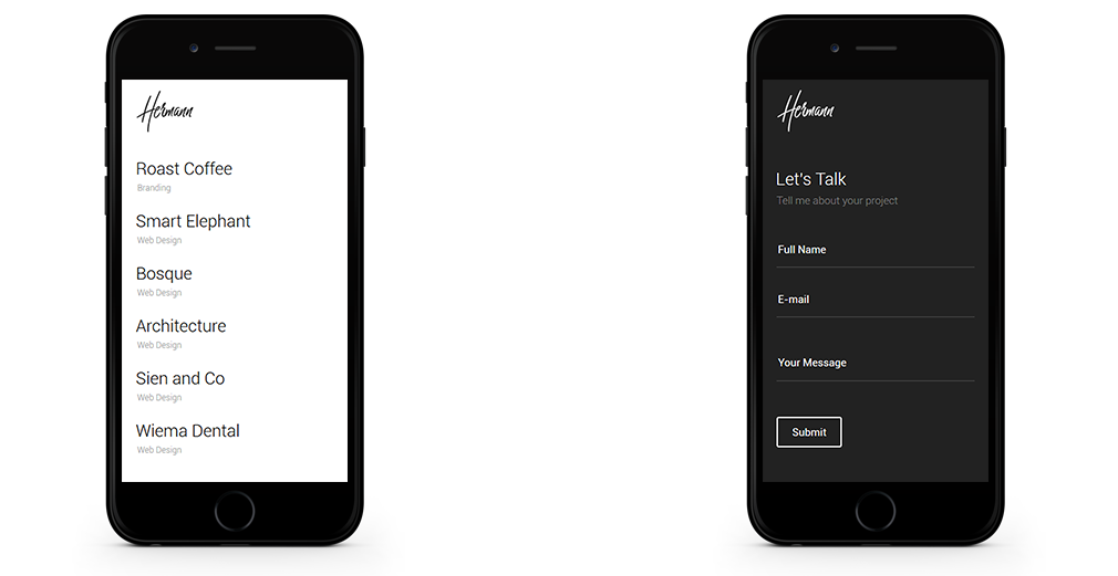 Hermann WordPress Theme Responsive Mobile