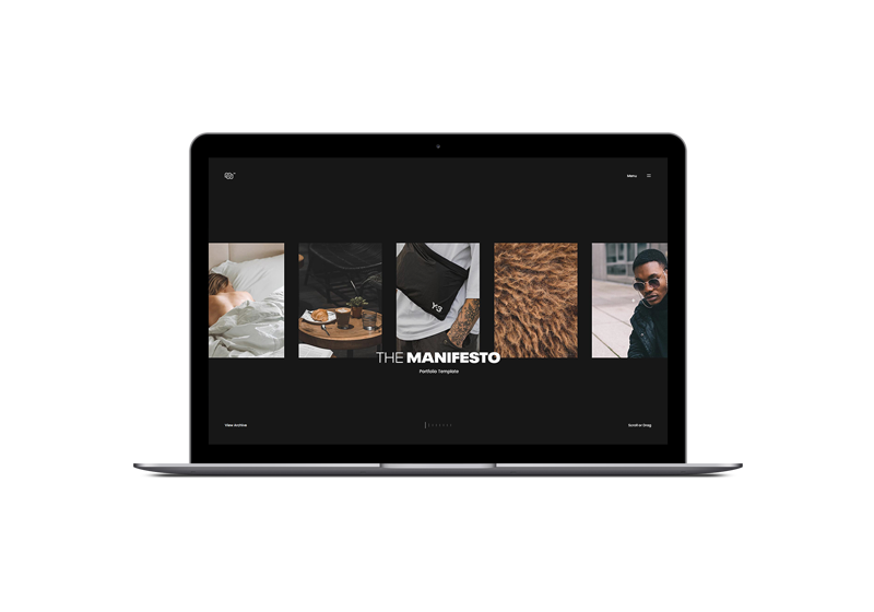 Manifesto Portfolio WordPress Theme by ClaPat