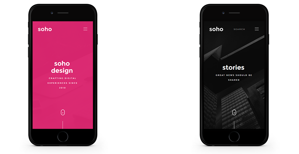 Soho WordPress Theme Responsive Mobile