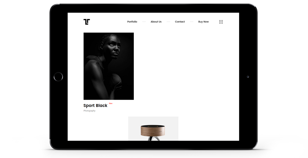 Tetriz WordPress Theme Responsive Tablet