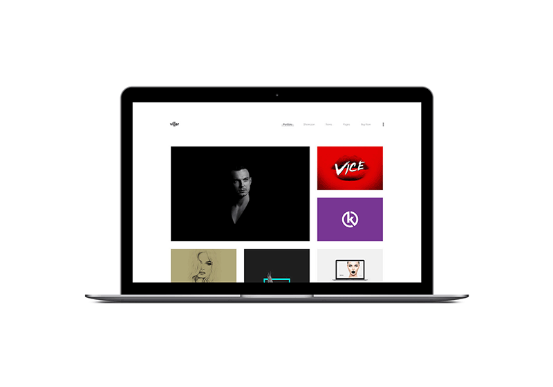 Villar Portfolio WordPress Theme by ClaPat